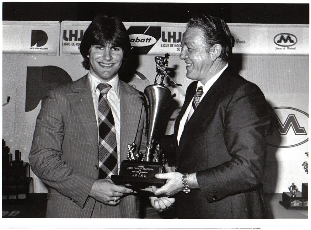 Raymond Bourque (Verdun/Sorel | 1978-79) - defenseman of the year, recipient of the Emile-Bouchard Trophy.