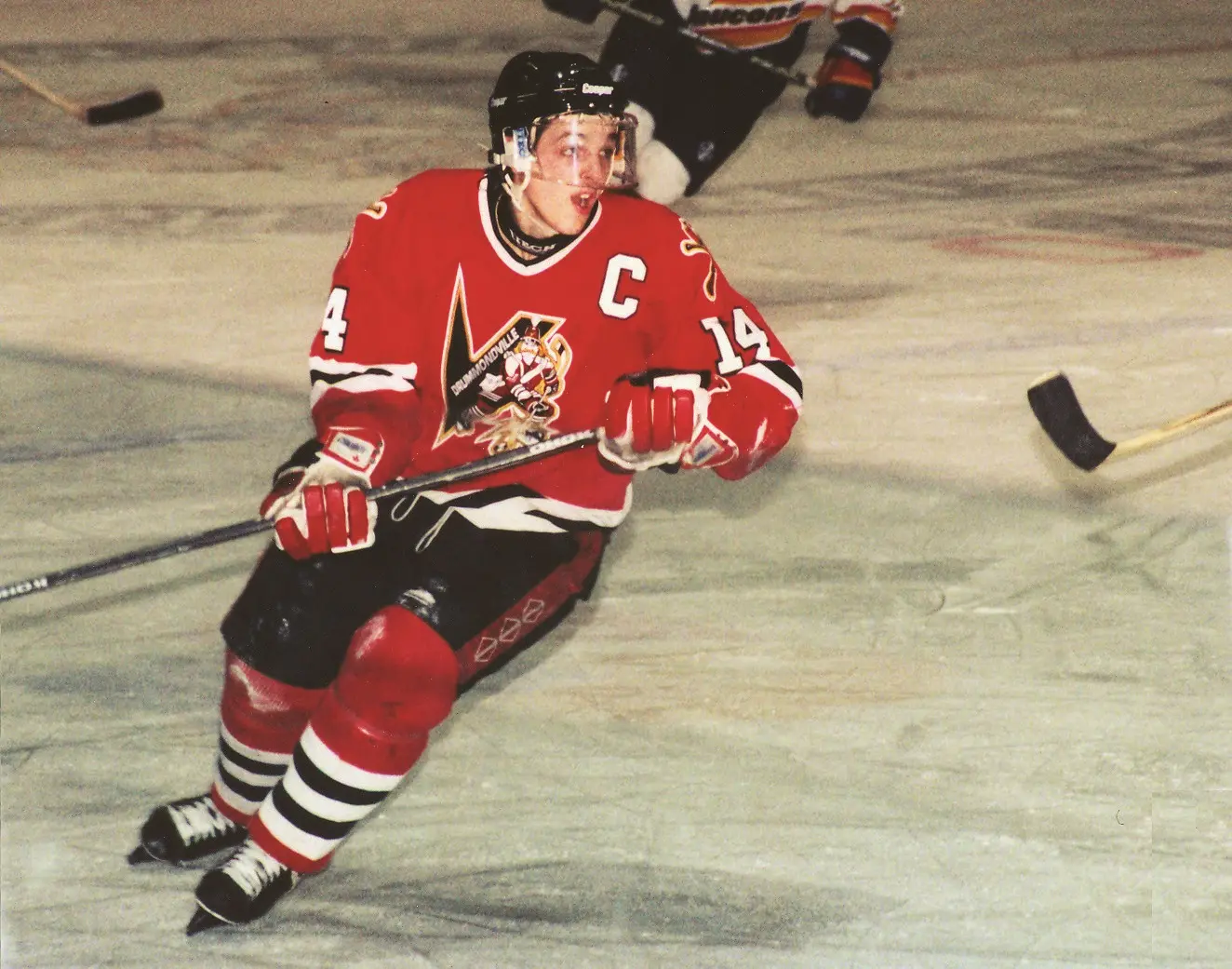 Daniel Brière, three junior seasons with Drummondville: 185 goals, 453 points, 216 games. | In the NHL, his determination and tenacity led him to 7 seasons of 20 goals or more...