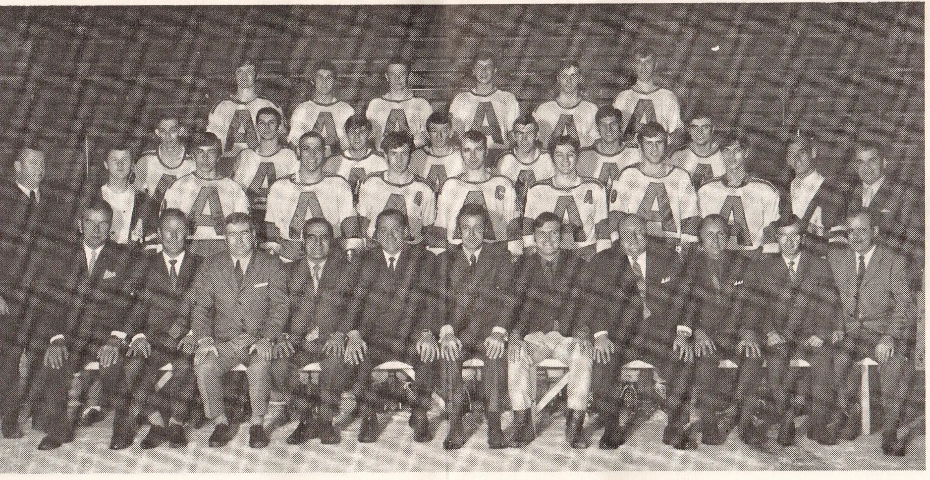 L'équipe des Alouettes de St-Jérôme, édition 1970-71