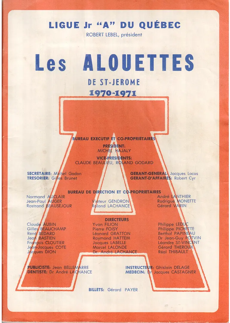 A Game Program in 1970-71