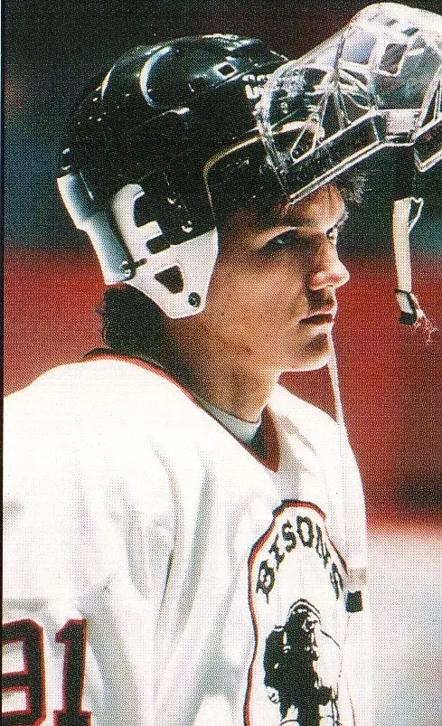 Philippe Boucher - this tall 6'03" defenseman will play for a long time in the National League, after being selected in the 1st round by the Buffalo Sabers in 1991.